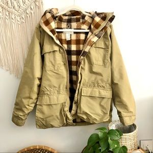 Vintage LL Bean Tan Baxter State Parka Coat Winter Jacket - Men’s M - US made